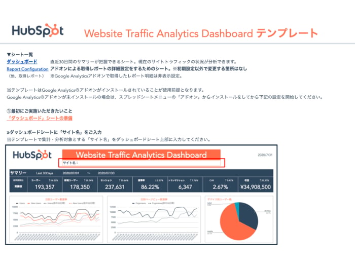 WEBサイト トラフィック分析ダッシュボード_01