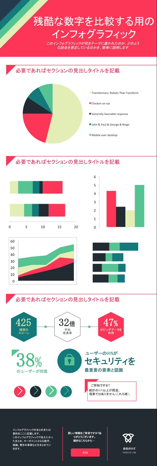 無料インフォグラフィックテンプレート