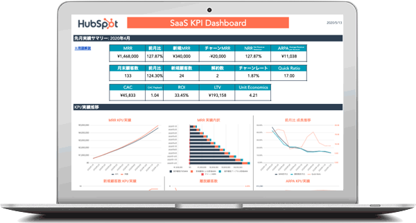 Saas事業を成長 Kpiテンプレートとsaas用語解説集