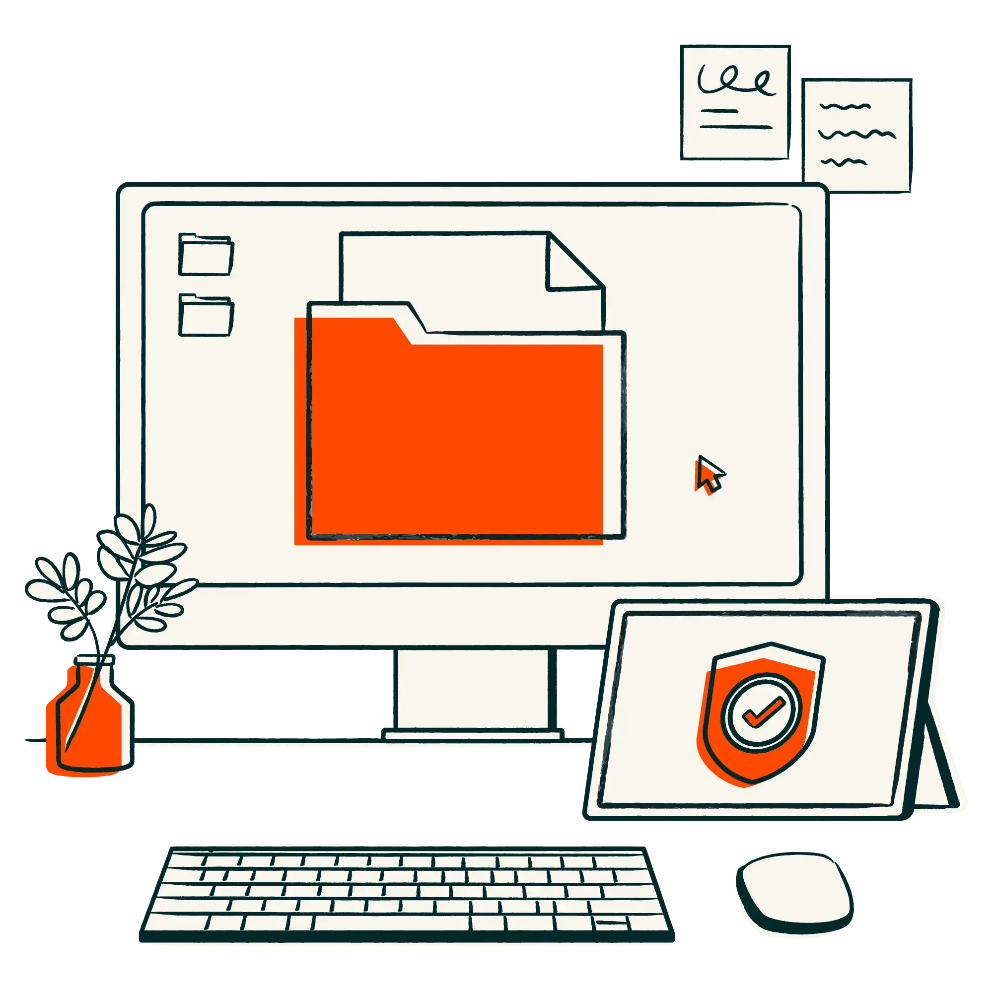 Desktop_Setup_Linear_llustrations_Environmental_Linear_llustrations_Environmental